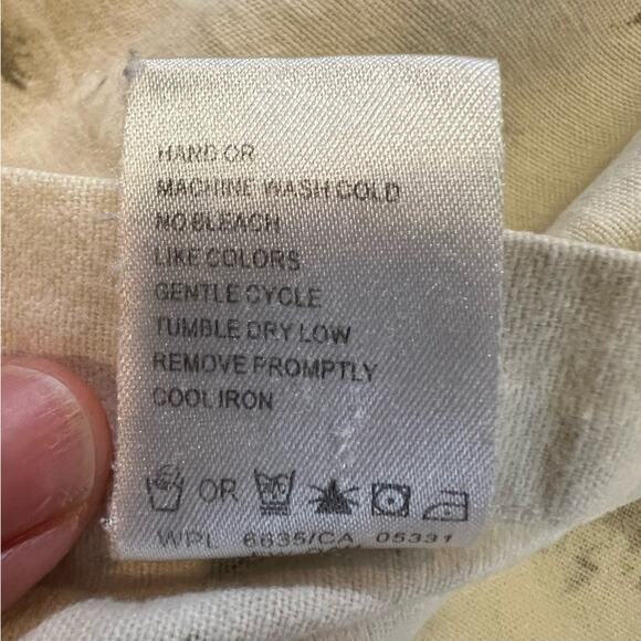 Woolrich Men’s Button Down Wild Horses Flannel size XL Off white and brown - Picture 5 of 14